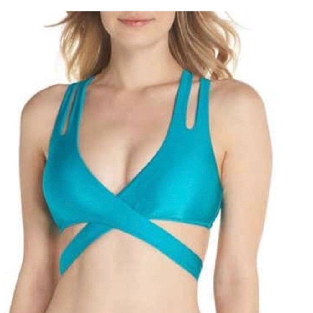 COPY - BECCA wrap bikini top and Hipster bottom
